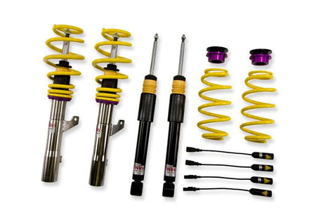 KW Suspensions 15210092 KW V2 Coilover Kit Bundle - Audi Golf VI R Without DCC