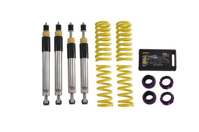 KW Suspensions 15225016 KW V2 Coilover Kit - Mercedes-Benz E-Class (210) 6cyl. Sedan Coupe (except 4matic AWD)