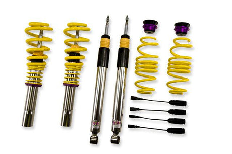 KW Suspensions 35210099 KW V3 Coilover Kit Bundle - Audi A4 S4 (8K/B8) With Electronic Damping Control Avant Quattro All