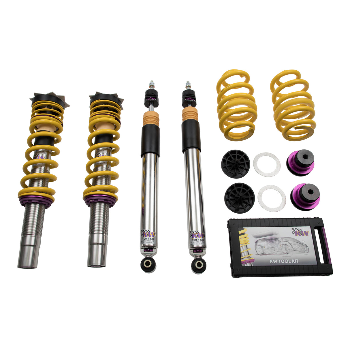KW Suspensions 352100BS KW V3 Coilover Kit - Audi S5 RS5 (B9); 48.5mm? Without Electronic Dampers