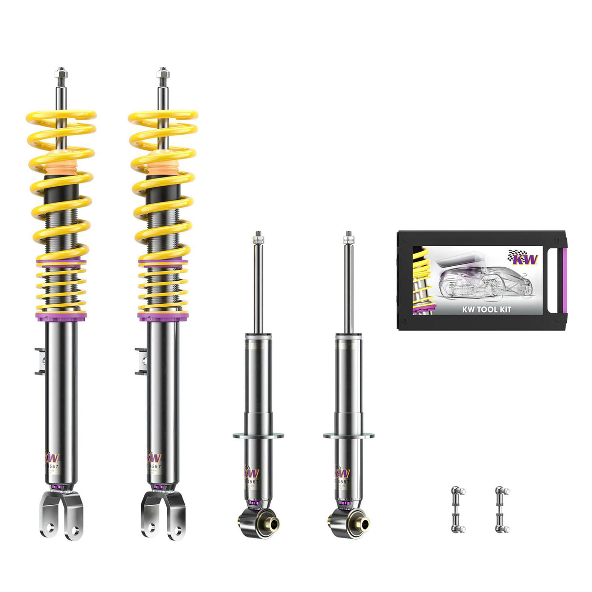 KW Suspensions 352200FE KW V3 Coilover Kit - BMW 6 Series GT (G32) 2WD