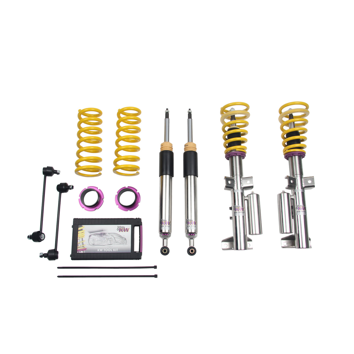 KW Suspensions 35225048 KW V3 Coilover Kit - 2012+ Mercedes C63 AMG Coupe