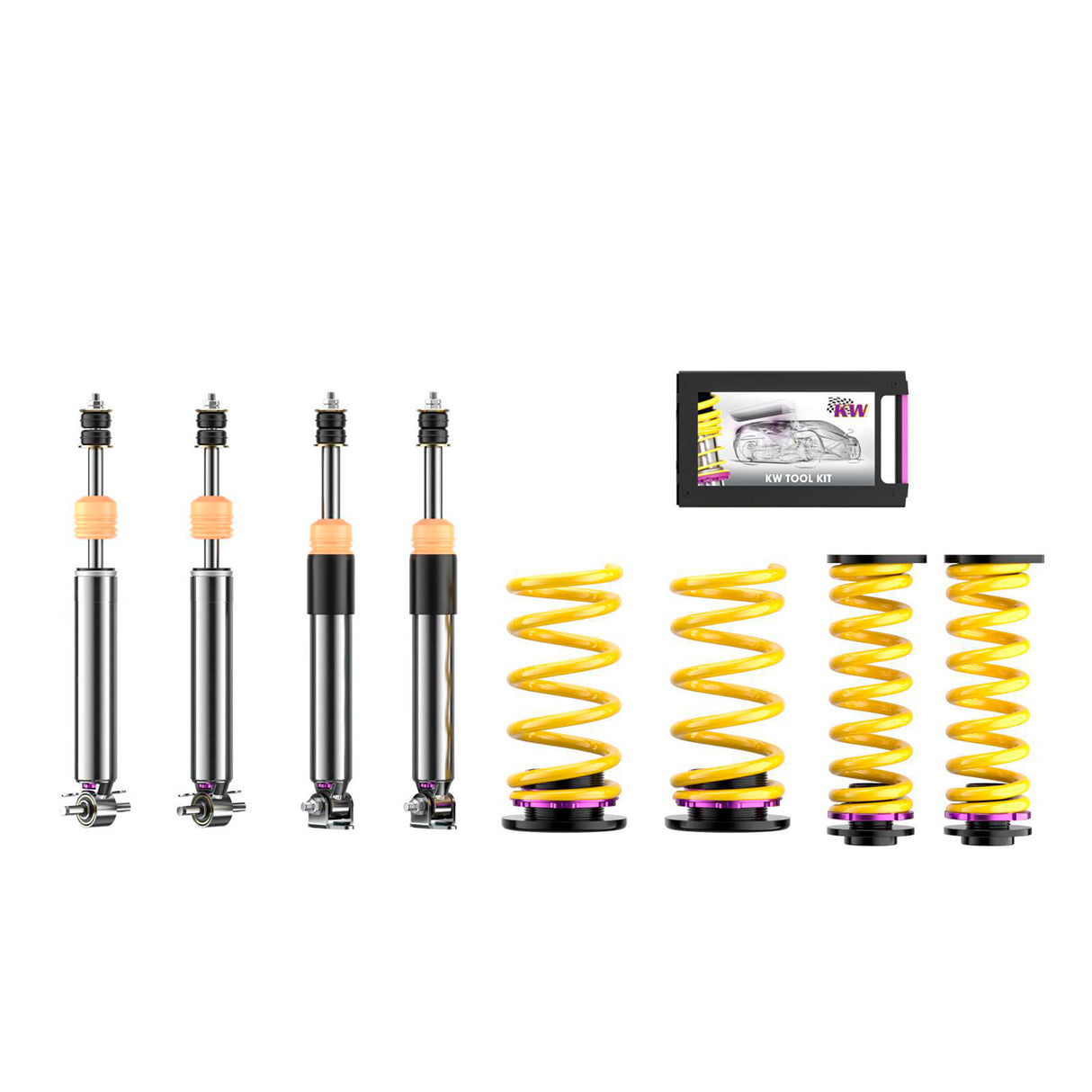 KW Suspensions 352250AL KW V3 Coilover Kit - Mercedes-Benz S Class (C126 Coupe)