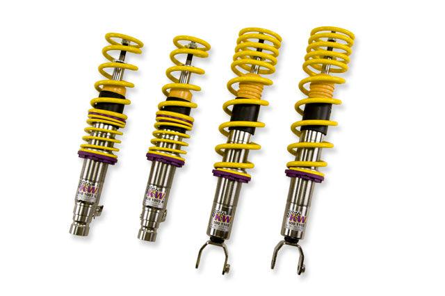 KW Suspensions 35250001 KW V3 Coilover Kit - Honda Civic CRX; Coupe Hatchback Sedan With Rear Lower Fork Mounts