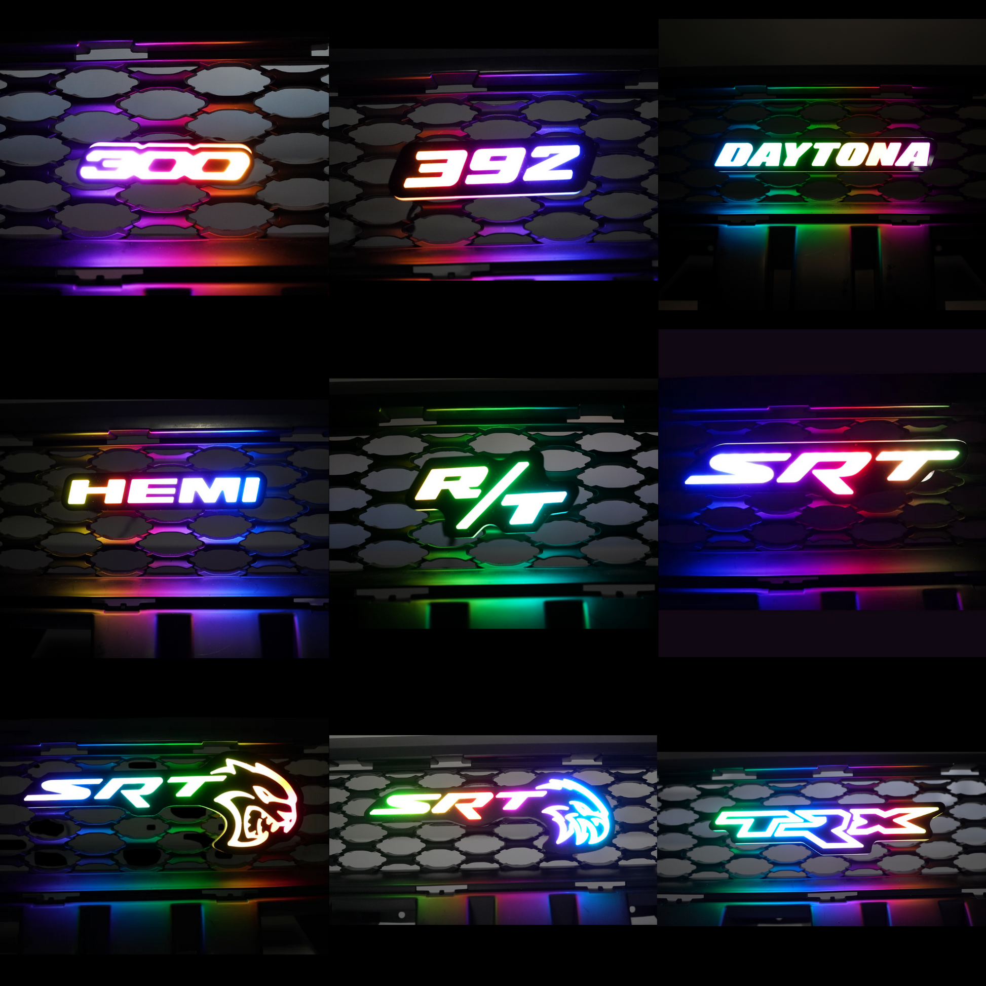 LED Badges: Multicolor (Mopar vehicles)
