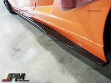 Carbon Fiber Side Skirt Add-on Lip Fits For 2010-2014 Lamborghini Gallardo LP550 LP560 LP570 Only
