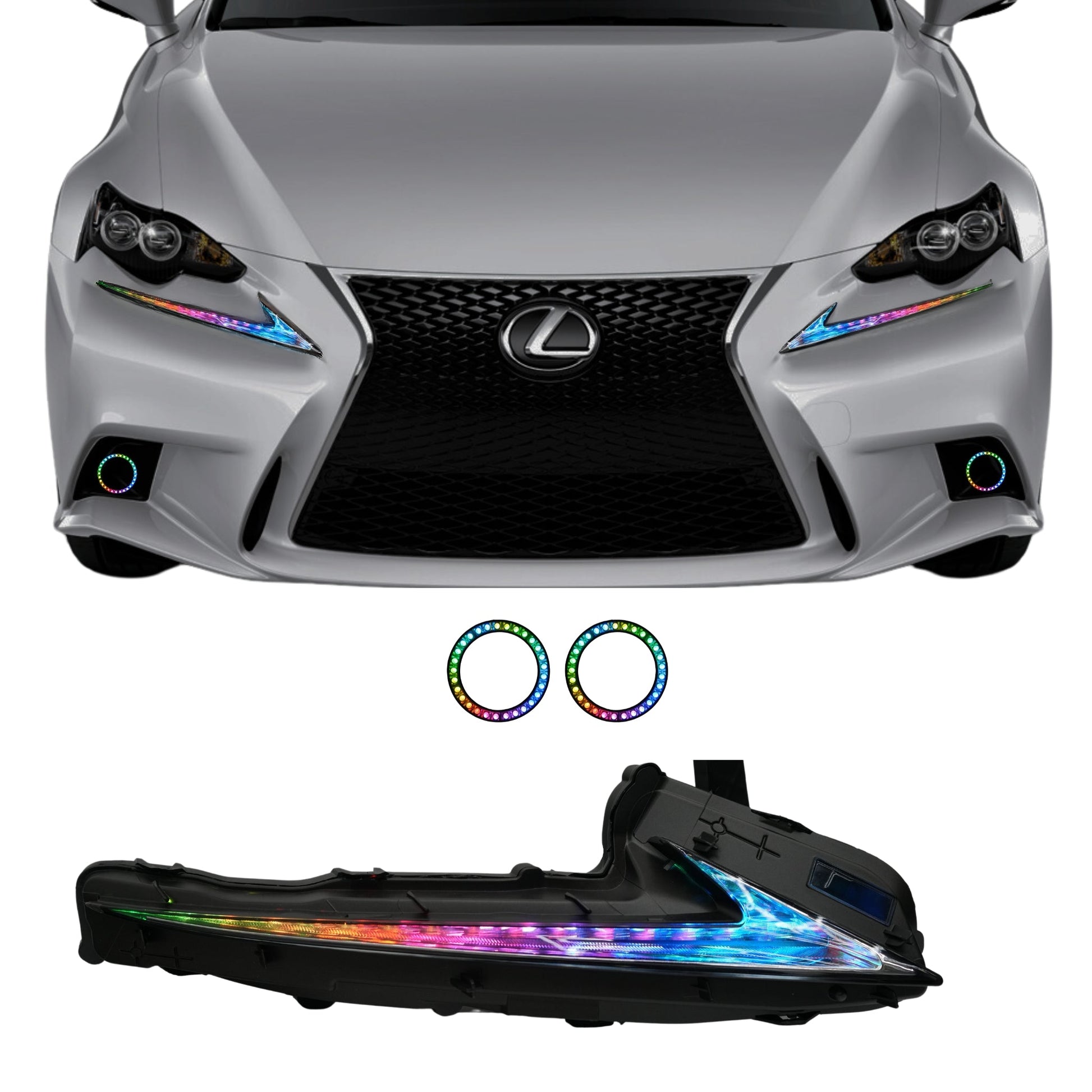 Lexus IS Multicolor Flow Series DRL Boards (2014-2020)