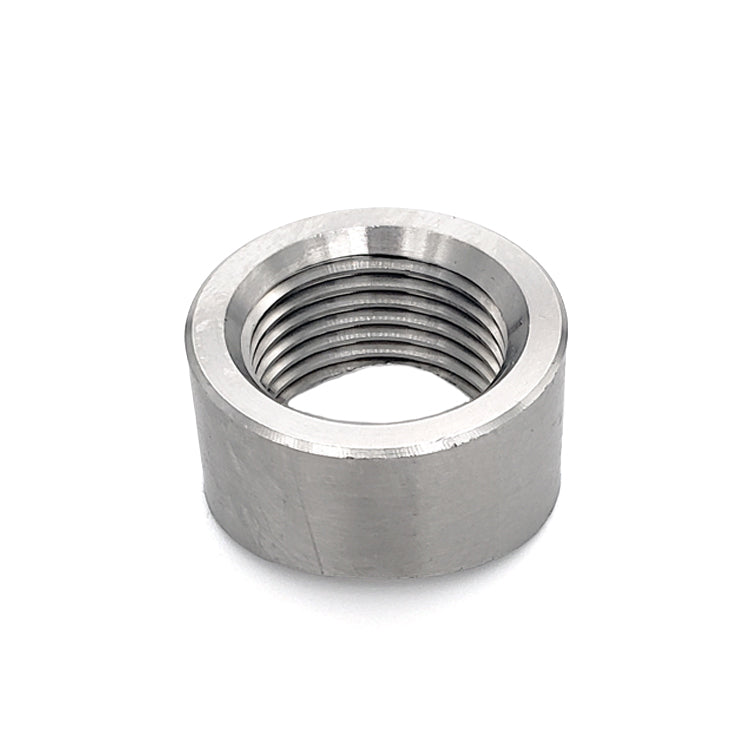 M18 x 1.5 O2 Sensor Bung - Saddled for 1.500"-2.500" OD Tube - 304 Stainless