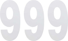 Factory Effex Standard Numbers 6in. - White - No. 9 - 02-4469