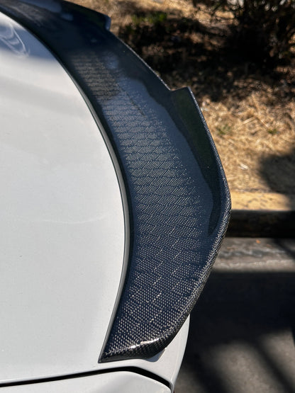 HoneyComb Carbon Fiber BMW G30 & F90 M5 PSM Trunk Spoiler