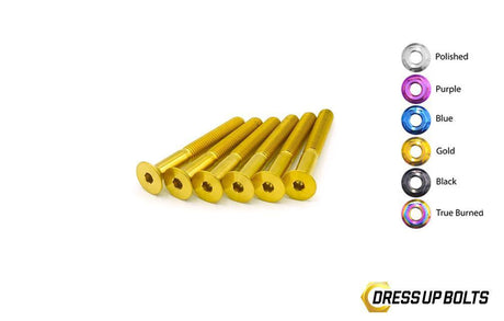 40mm Titanium Dress Up Bolts Steering Wheel Kit