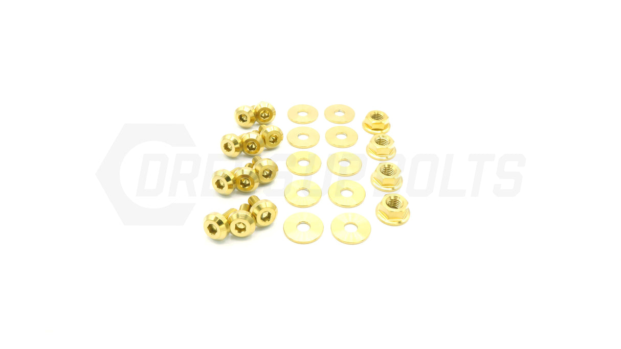 Dress Up Bolts Stage 1 Titanium Hardware Engine Bay Kit - Mazda Miata (1989-1997)