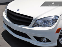 AutoTecknic Stealth Black Front Grille - Mercedes Benz W204 C-Class Sedan (2008-2013)