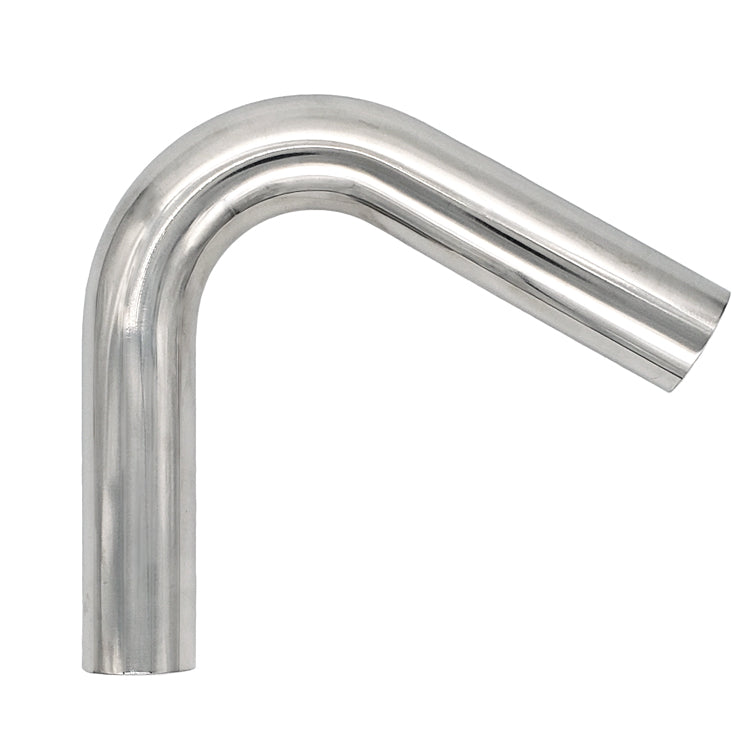 1.500" 16ga 120° Mandrel Bend - (2.250" CLR / 6.000" Legs) - Polished OD - 304 Stainless