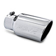 MBRP ExhaustTip 6in O.D. Angled Roll ed End 4in inlet