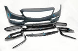 2015-2018 Mercedes-Benz (W205) Pre-Facelift C63 AMG Style Front Bumper Conversion Kit