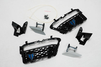 2010-2013 Mercedes Benz (W212) Pre-Facelift E63 AMG Style Front Bumper Conversion Kit (DRL Included)