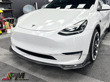 [JPMCarbon] DP Style Carbon Fiber Front Add-on Lips Fits For 2020-2024 Tesla Model Y Only