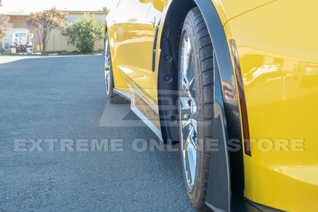 Corvette C7 GM Enhanced Texture Front Splash Guards