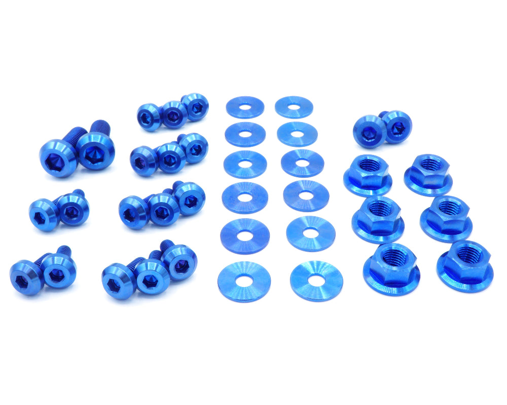 Stage 1 Titanium Hardware Engine Bay Kit - Mitsubishi Evo VIII