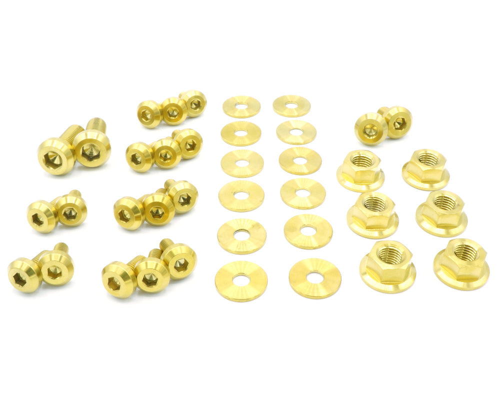 Stage 1 Titanium Hardware Engine Bay Kit - Mitsubishi Evo IX