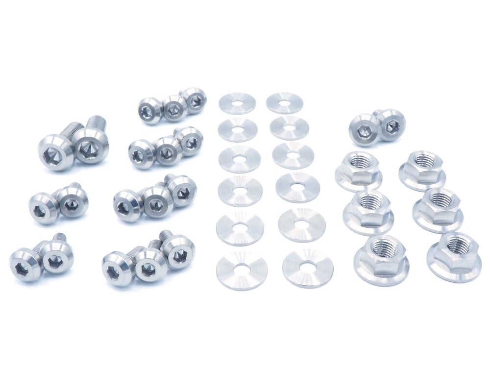 Stage 1 Titanium Hardware Engine Bay Kit - Mitsubishi Evo IX