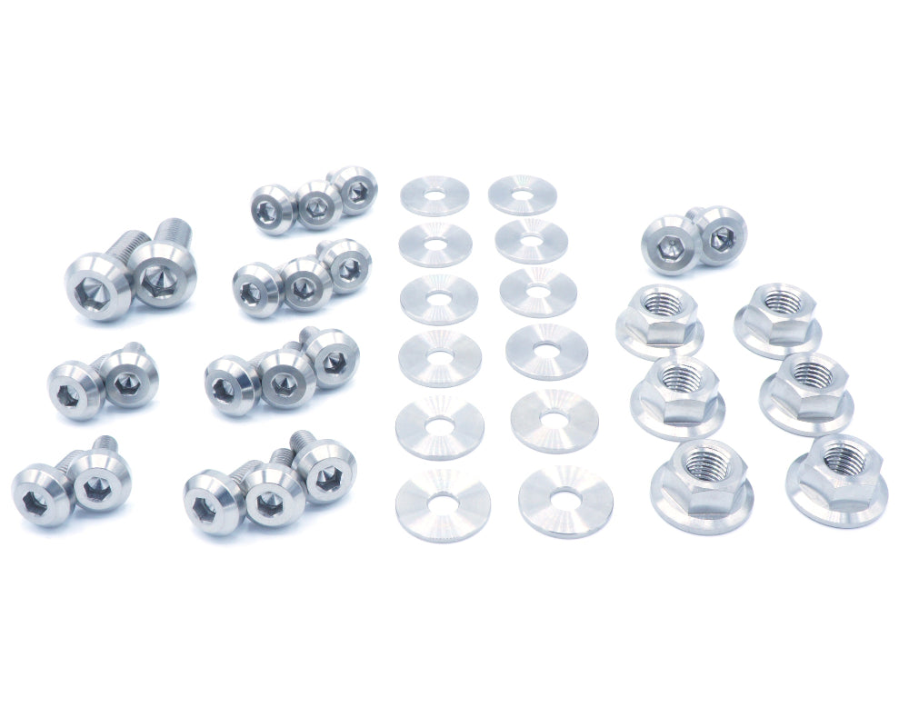 Stage 1 Titanium Hardware Engine Bay Kit - Mitsubishi Evo VIII