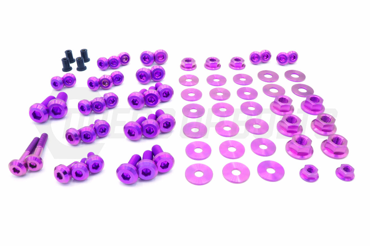 Stage 2 Titanium Hardware Engine Bay Kit - Mitsubishi Evo IX