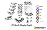 Eagle 1G Talon DSM (1990-1994) Titanium Dress Up Bolts Full Engine Bay Kit