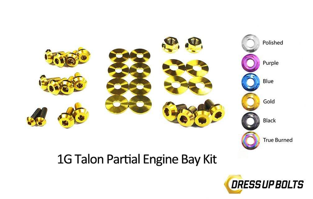 Eagle 1G Talon DSM (1990-1994) Titanium Dress Up Bolts Partial Engine Bay Kit
