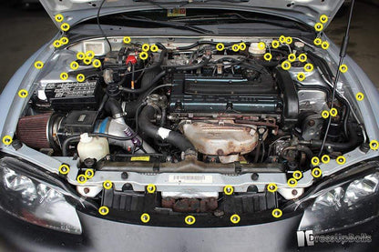 Eagle 2G Talon DSM (1995-1999) Titanium Full Engine Bay Kit