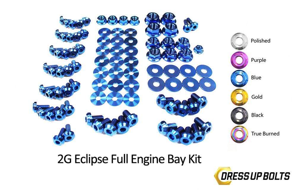 Eagle 2G Talon DSM (1995-1999) Titanium Dress Up Bolts Full Engine Bay Kit