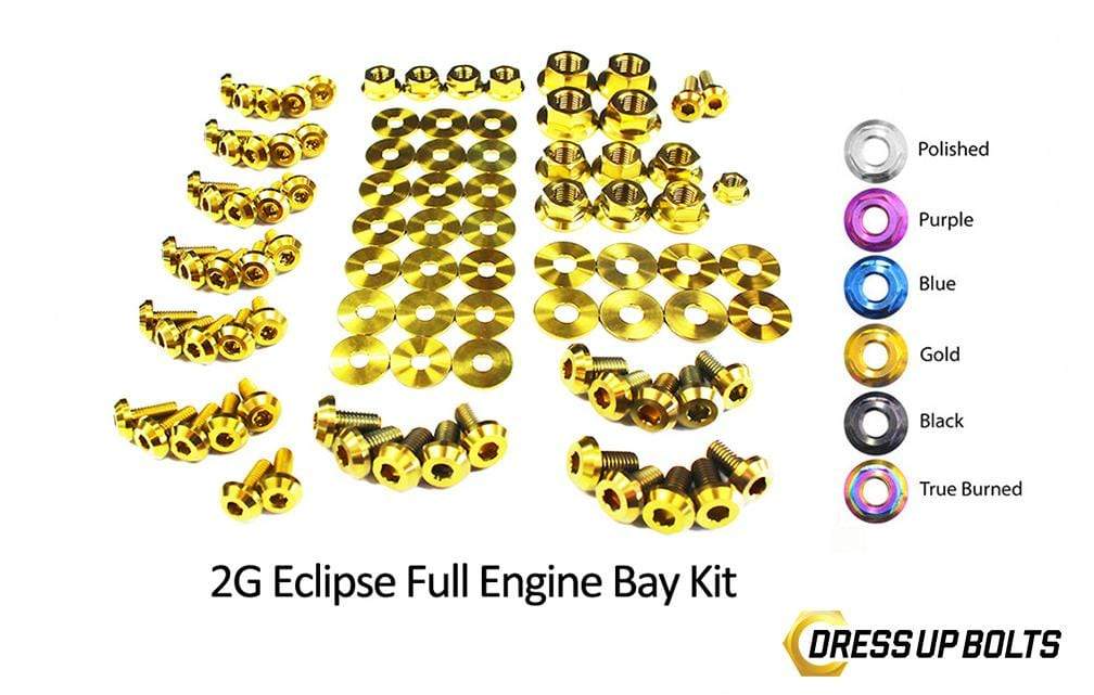 Eagle 2G Talon DSM (1995-1999) Titanium Dress Up Bolts Full Engine Bay Kit