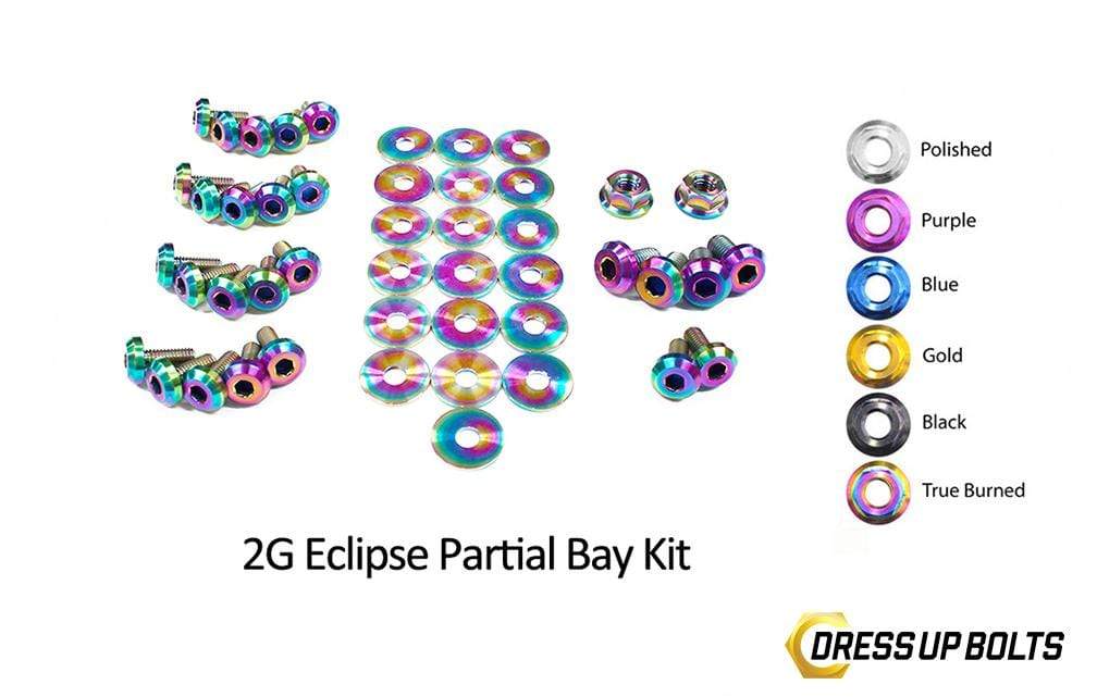 Eagle 2G Talon DSM (1995-1999) Titanium Dress Up Bolts Partial Engine Bay Kit