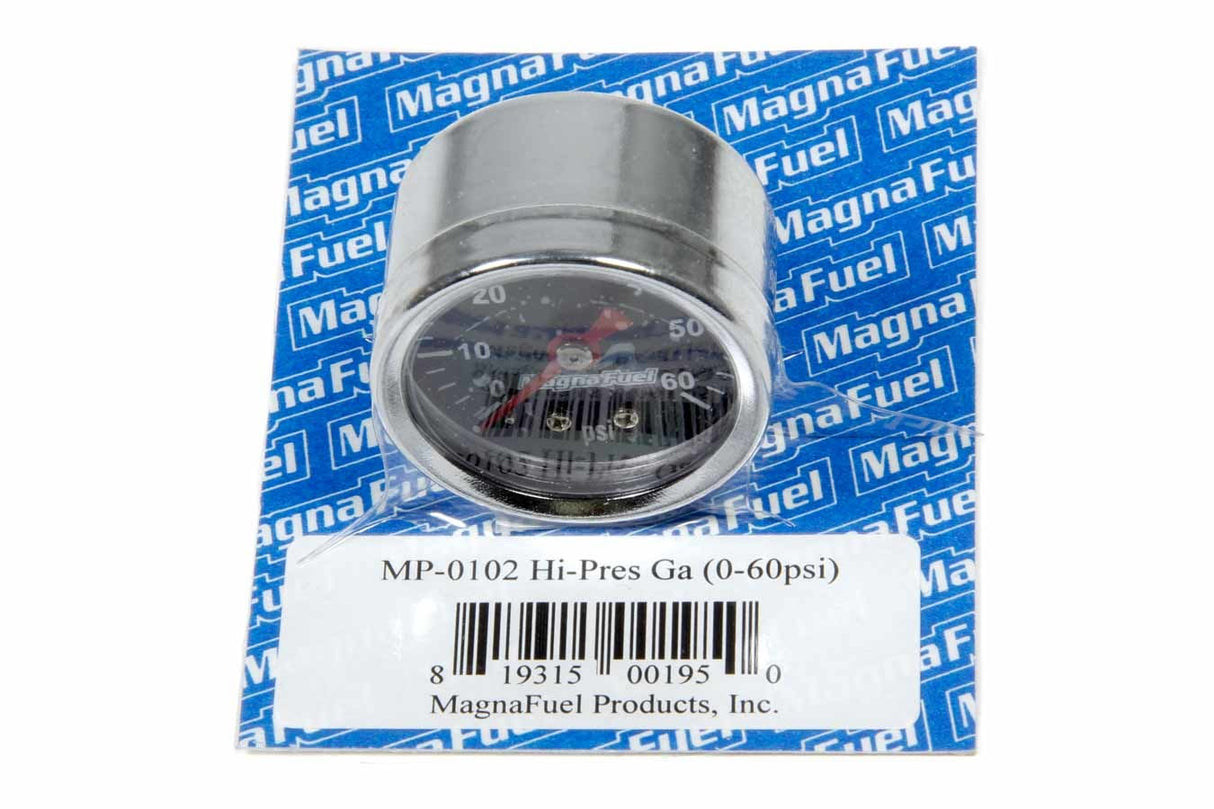 High Pressure Fuel Gauge 0-60psi