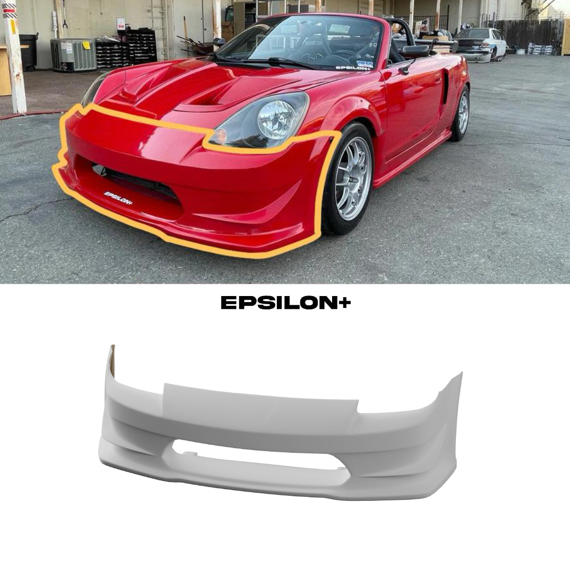 Front Bumper – Toyota MR2 Spyder (ZZW30, 2000-2005)