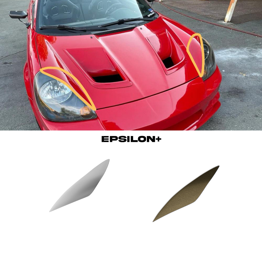 Headlight Eyelids – Toyota MR2 Spyder (ZZW30, 2000-2005)