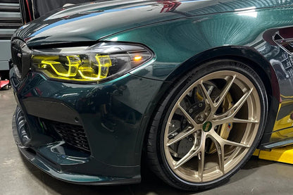 HM CSL Yellow DRL LED Headlight Module Set - F90 M5 | G30 5-Series