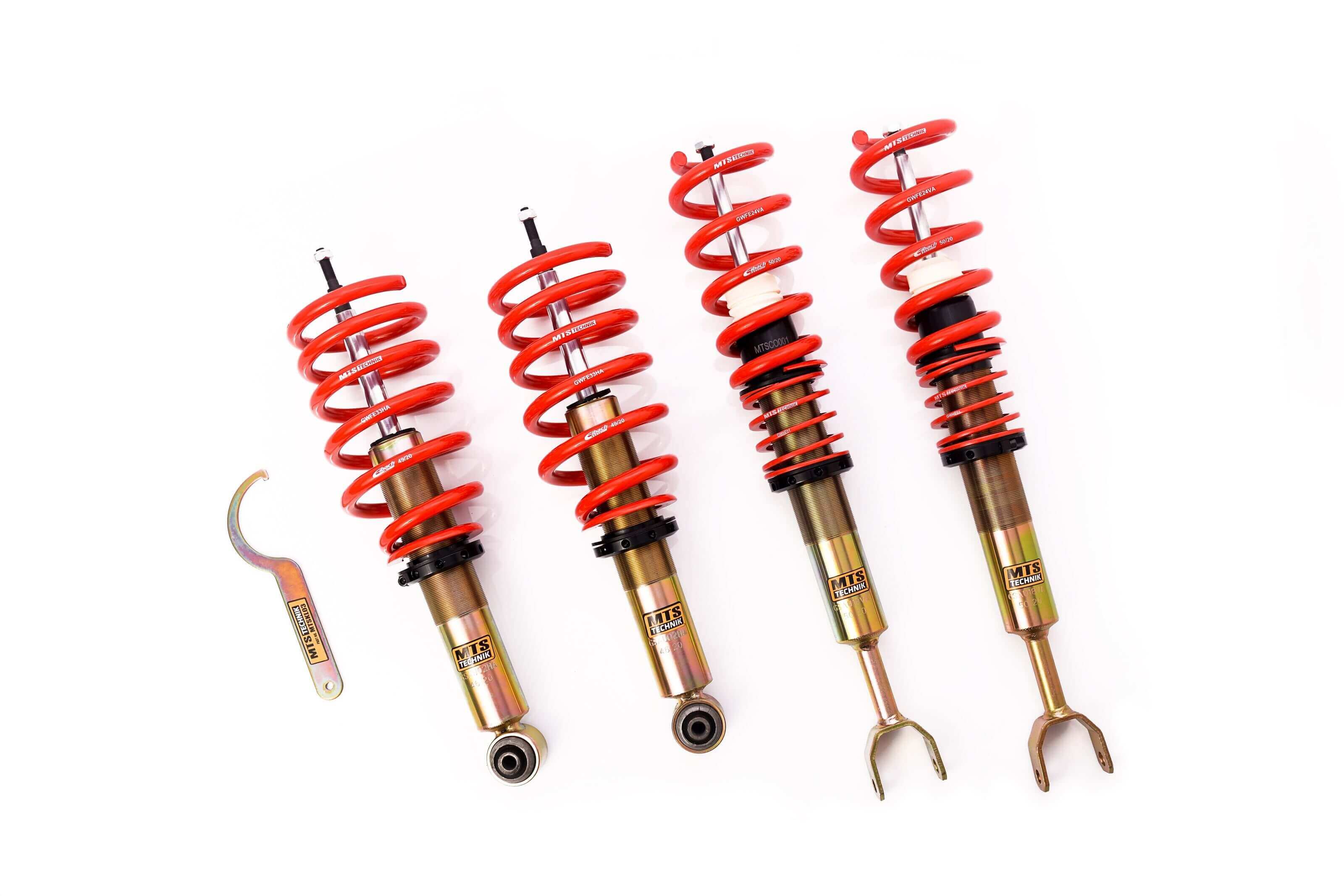 MTS Technik Street Series Coilovers for 1997-2004 Audi A6 Quattro Sedan FA Max Load 1100 kg (4B5)