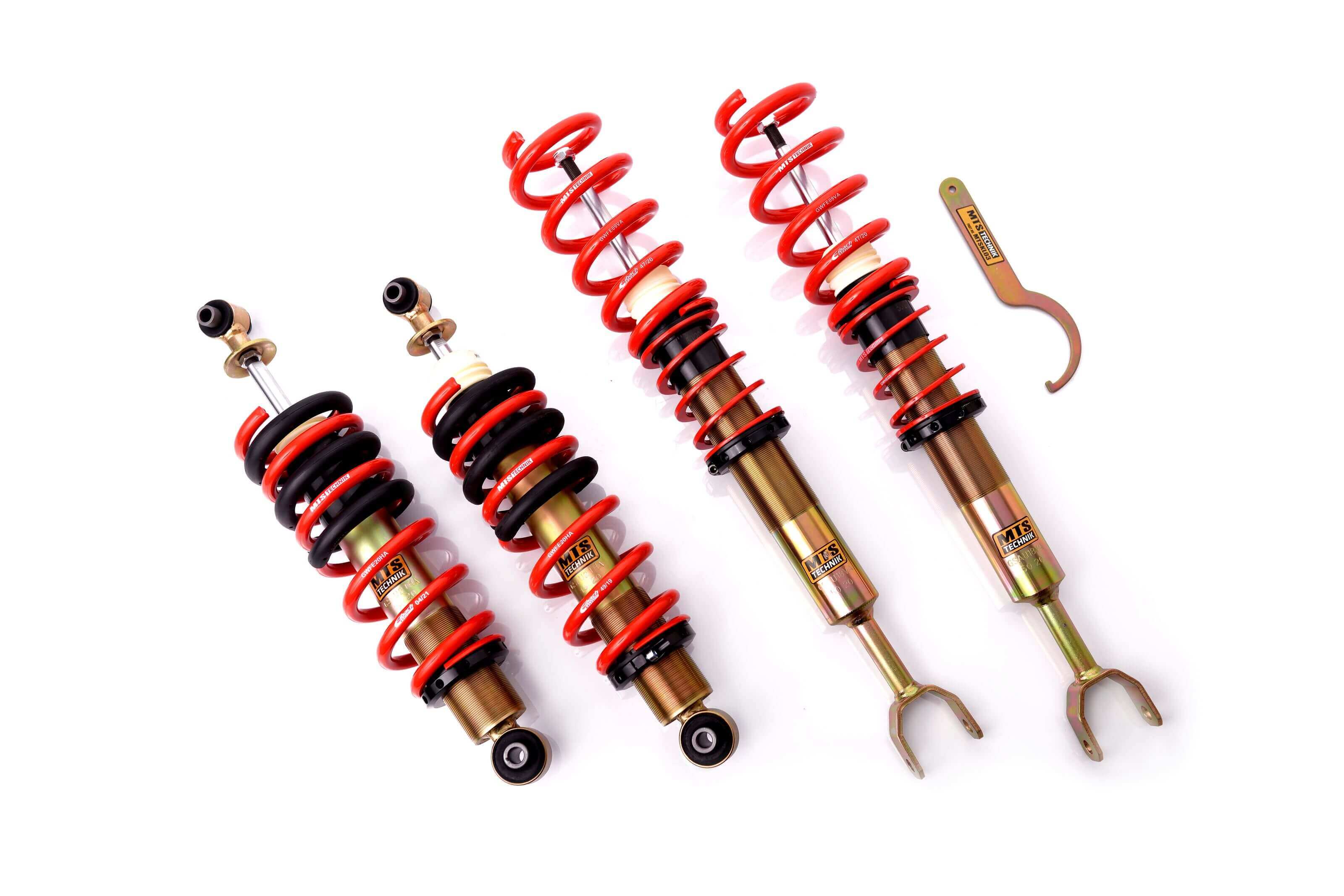 MTS Technik Comfort Series Coilovers for 1994-2001 Audi A4 Quattro Kombi FA Max Load 1080 kg (8D5)