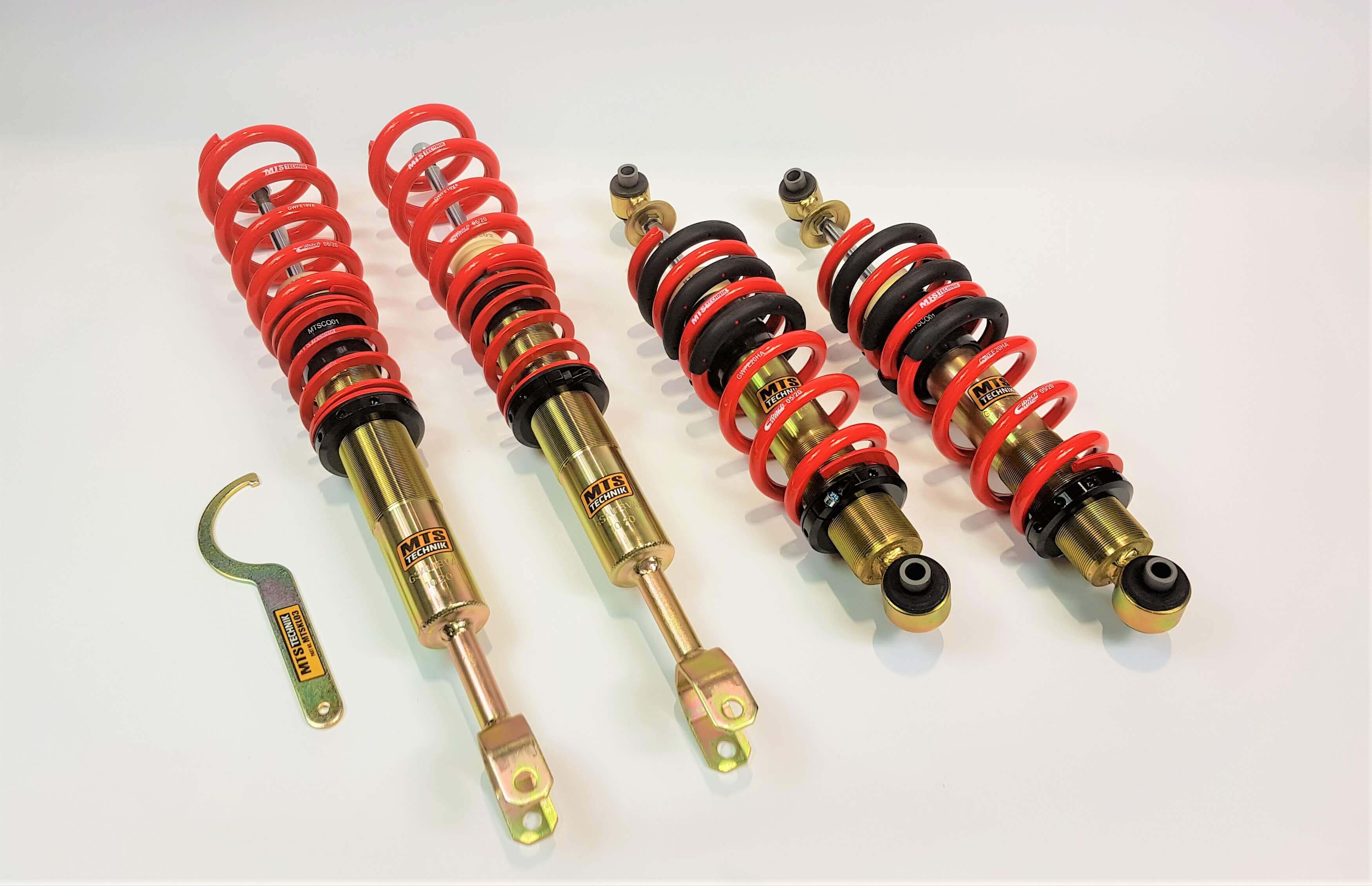 MTS Technik Comfort Series Coilovers for 1994-2001 Audi A4 Quattro Kombi FA Max Load 1081-1150 kg (8D5)