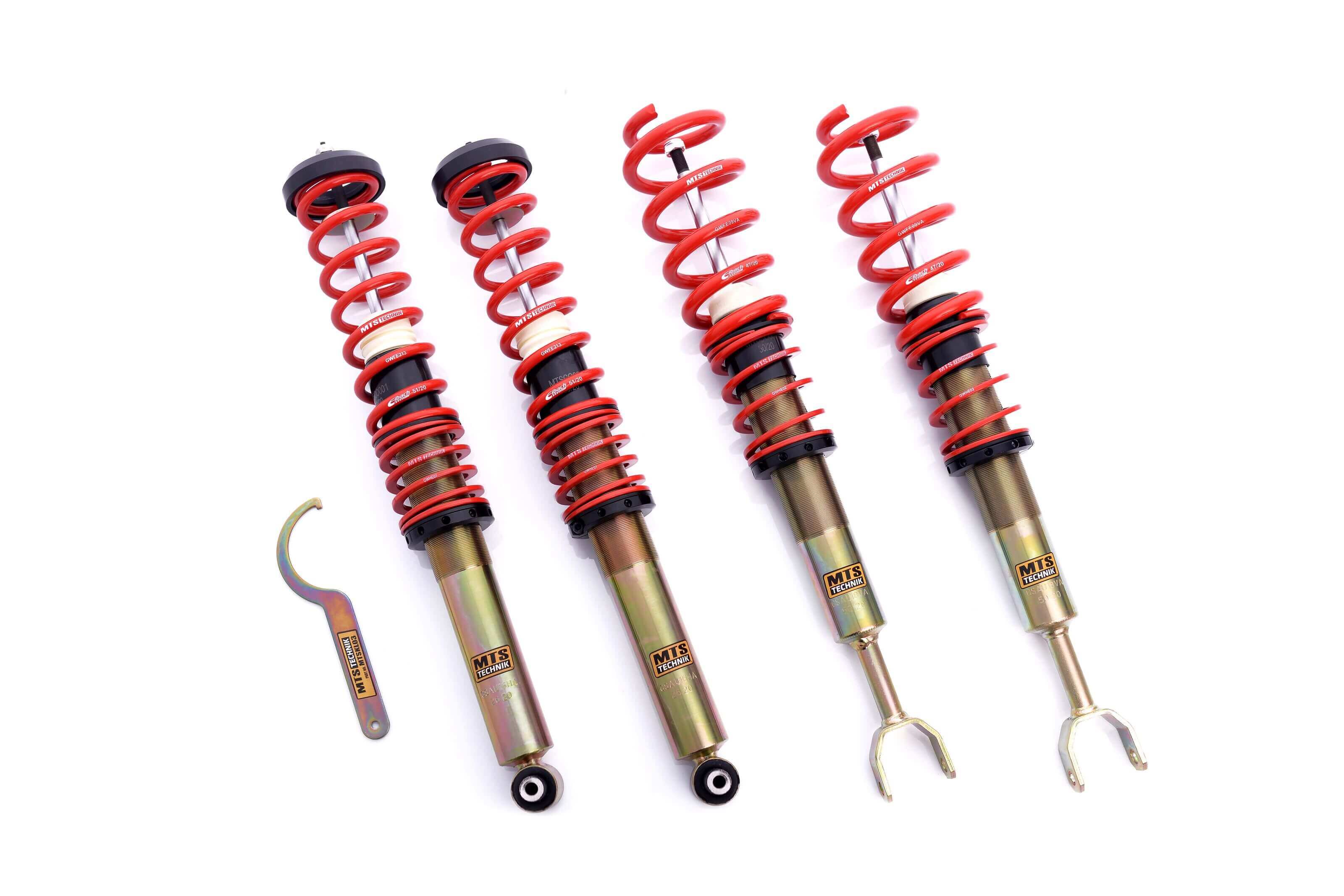 MTS Technik Comfort Series Coilovers for 1994-2000 Audi A4 Sedan FA Max Load 1080 kg (8D2)