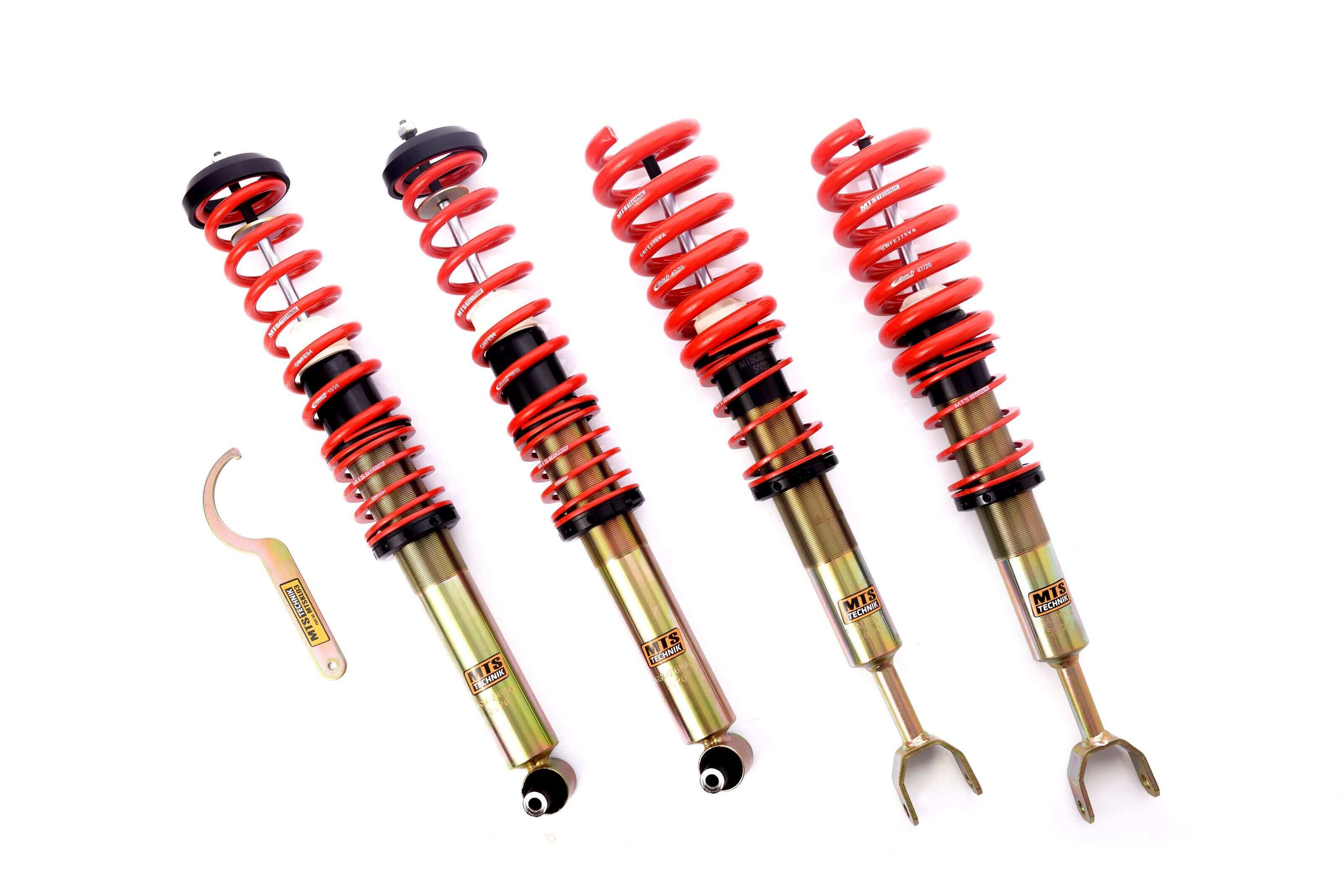 MTS Technik Stance Series Coilovers for 1994-2000 Audi A4 Sedan FA Max Load 1081-1150 kg (8D2)