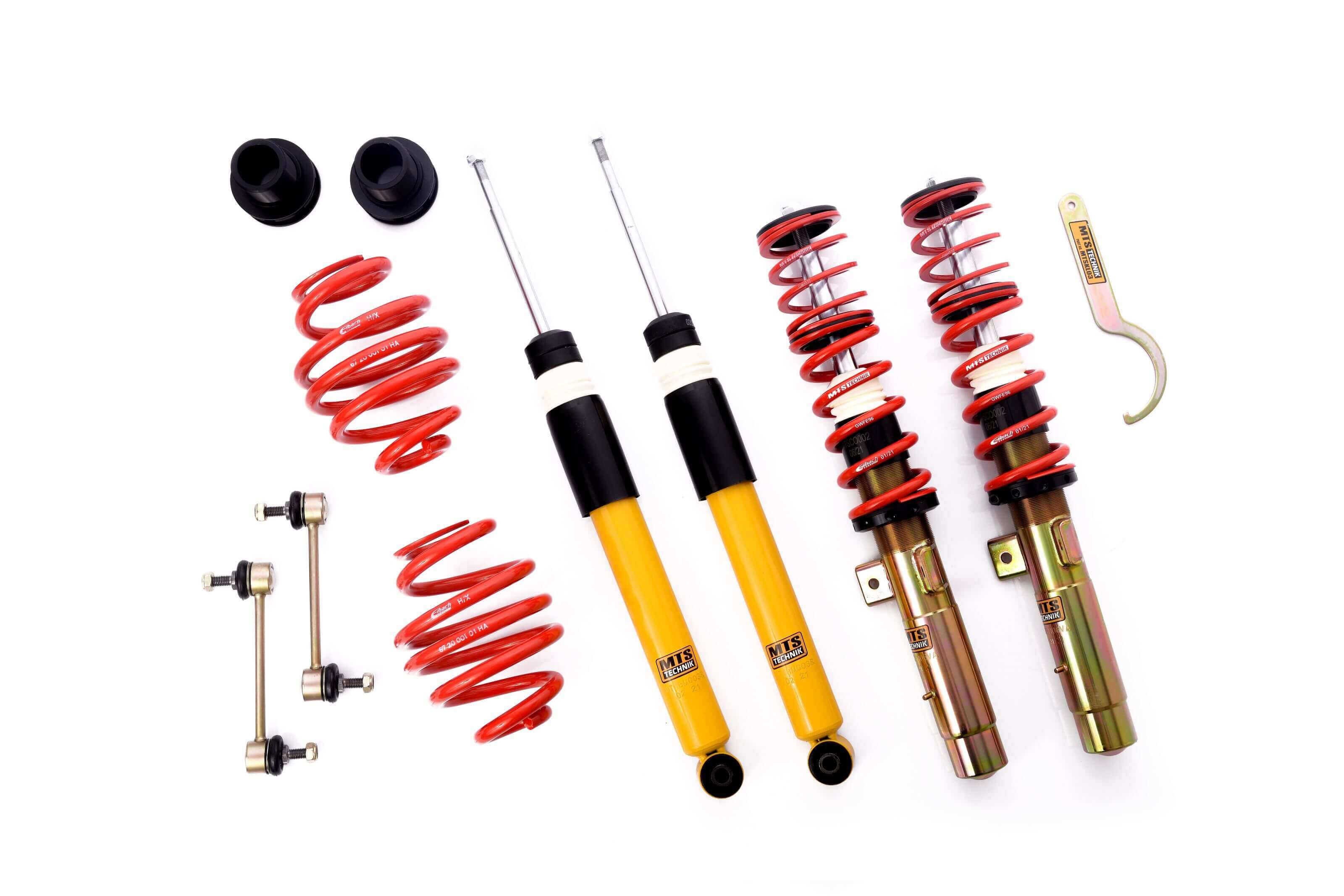 MTS Technik Comfort Series Coilovers for 1998-2007 BMW 3 Series Coupe (E46)