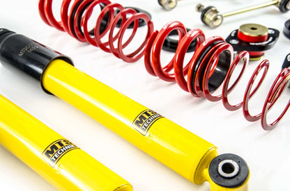 MTS Technik Stance Series Coilover Kit - Gold Housing, 40-85mm Front Lowering for 2003-2009 BMW Z4 (E85/E86)