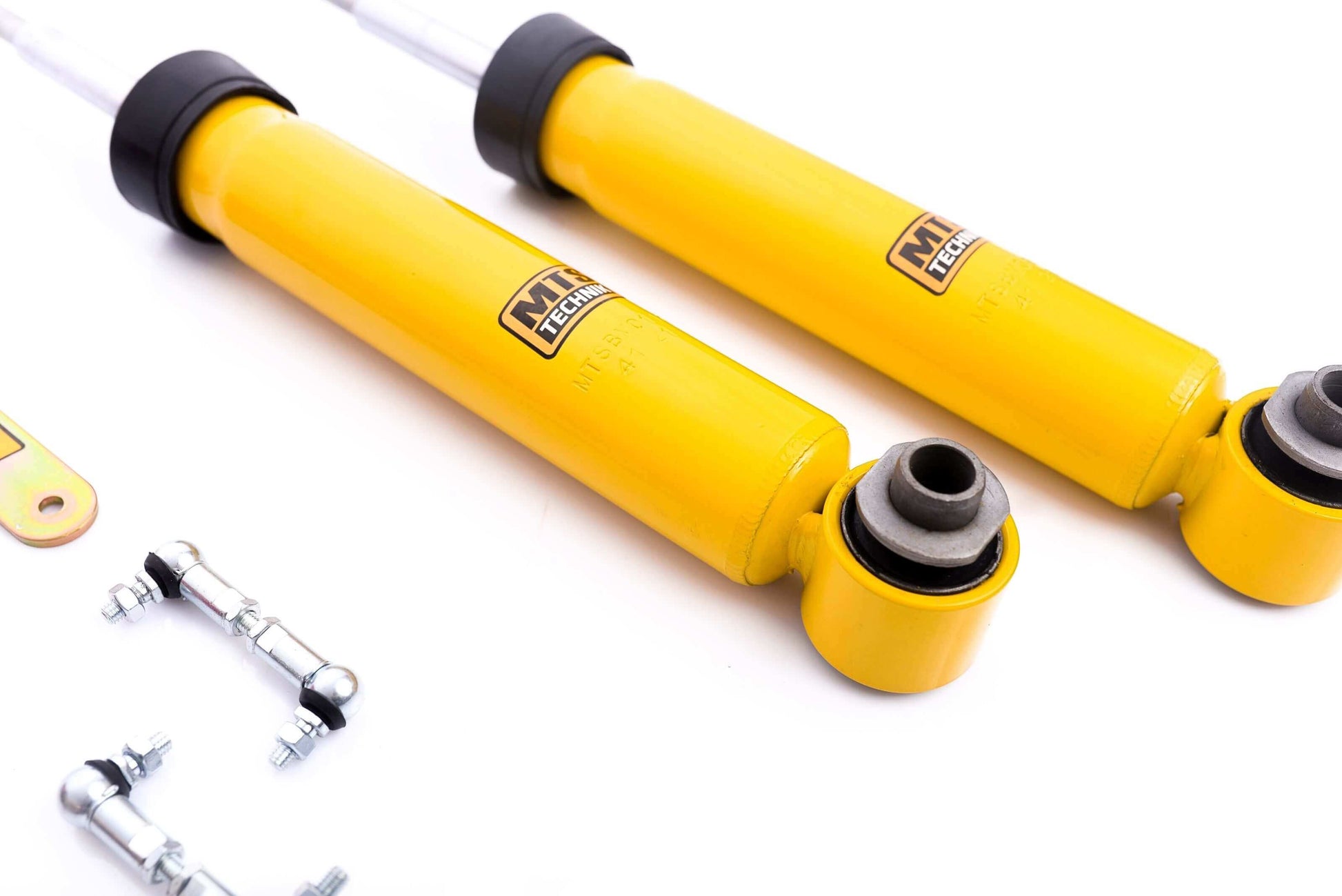 MTS Technik Street Series Coilover Kit - Without Front Top Mount, Gold Housing, With Nivo for 2010 BMW 535i (E61)