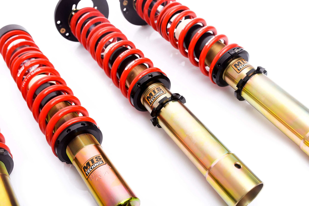 MTS Technik Street Series Coilover Kit - Gold Housing for 1987-1988 BMW M6 (E24)