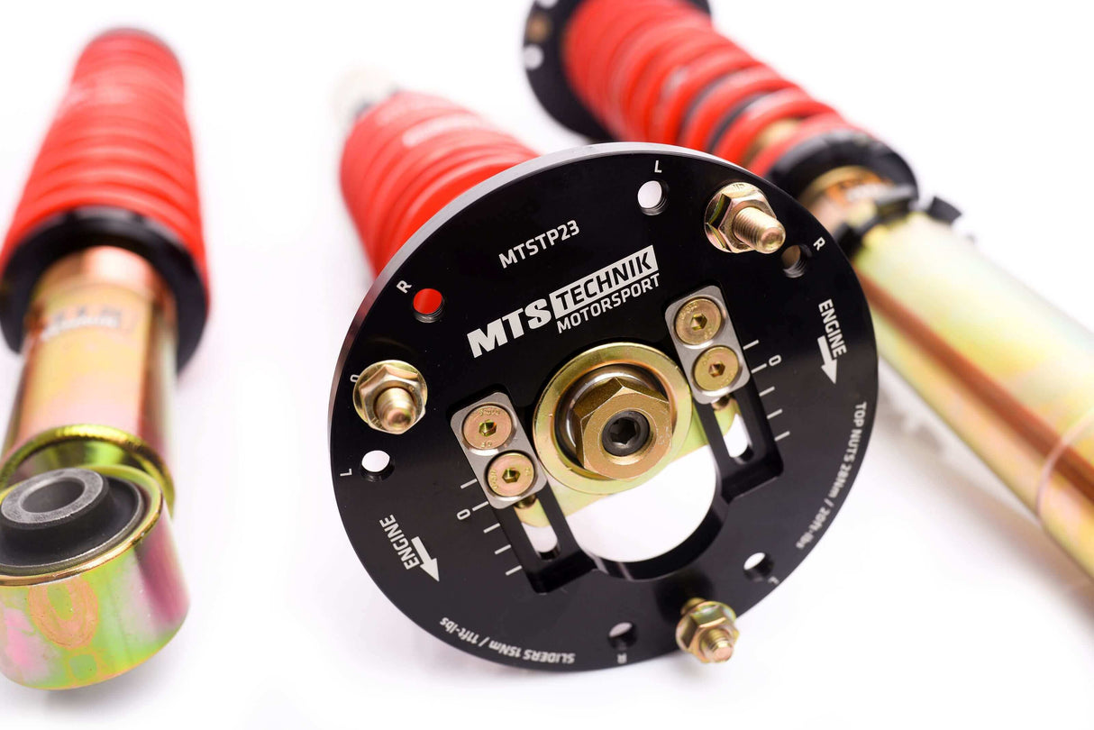 MTS Technik Street Series Coilover Kit - Gold Housing for 1987-1988 BMW M6 (E24)
