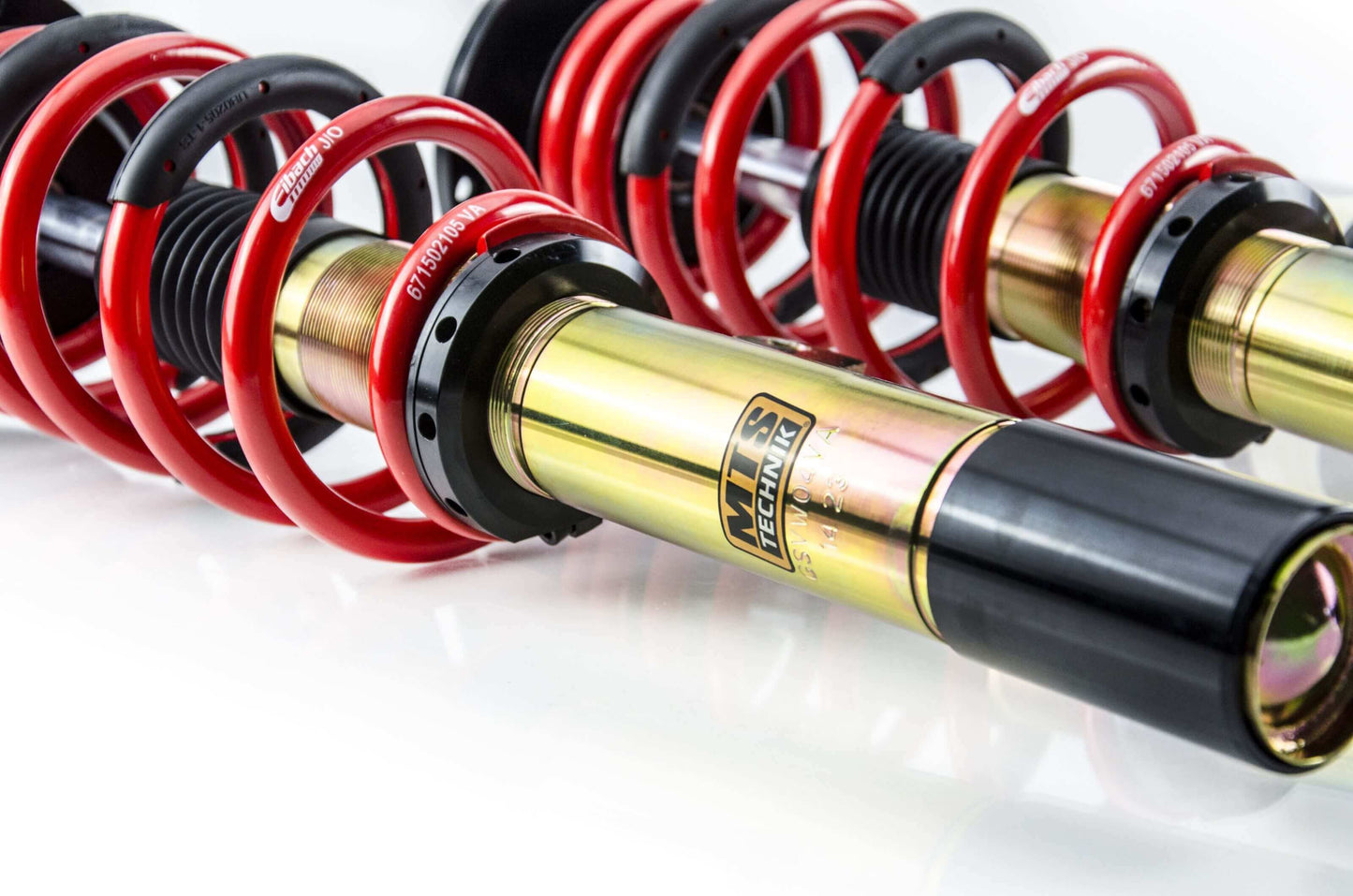 MTS Technik Street Series Coilover Kit - Gold Housing for 2013-2024 Volkswagen Golf R (A7)