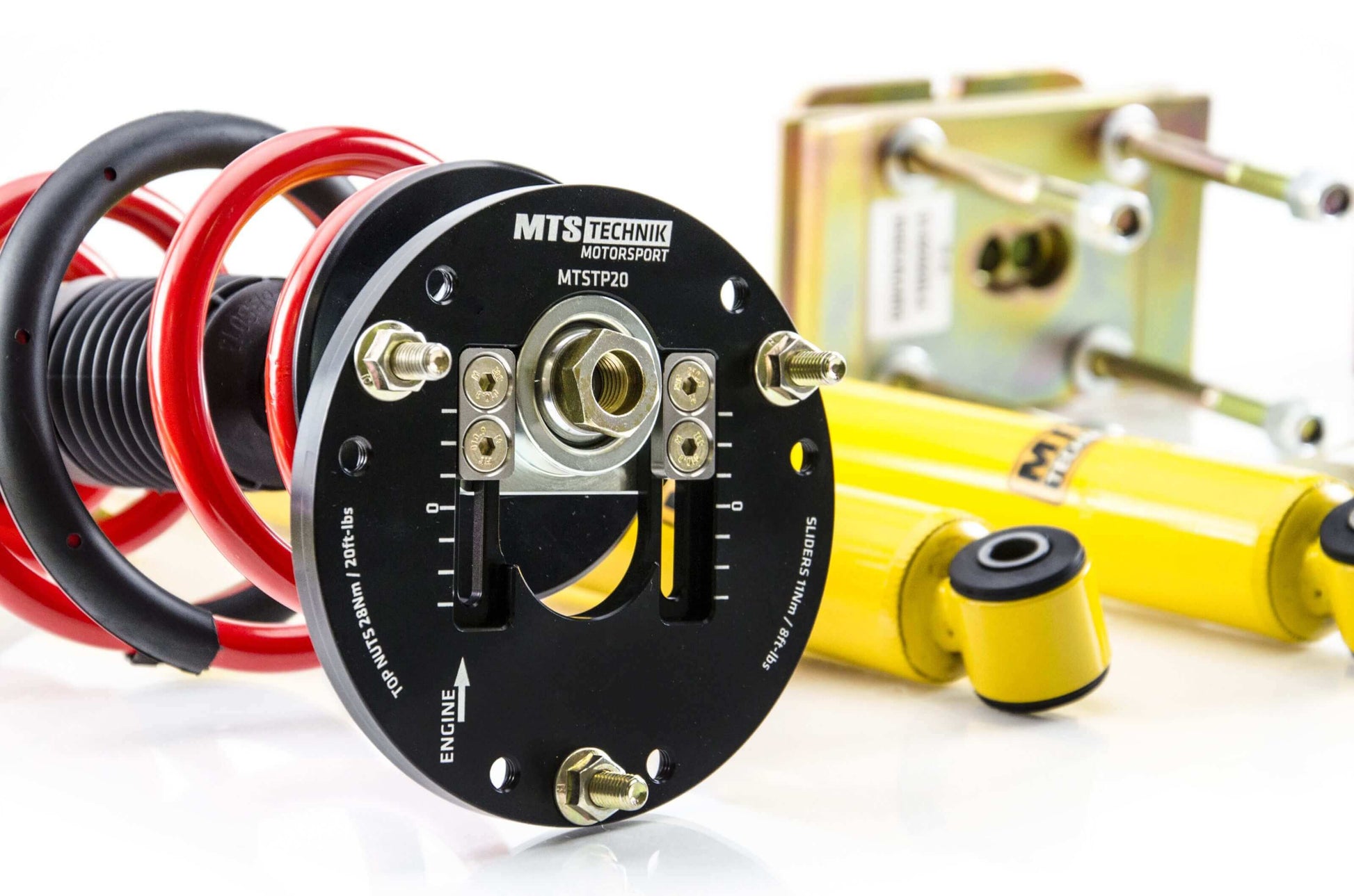 MTS Technik Street Series Coilover Kit - Gold Housing for 2016-2020 Audi A3 (8V)